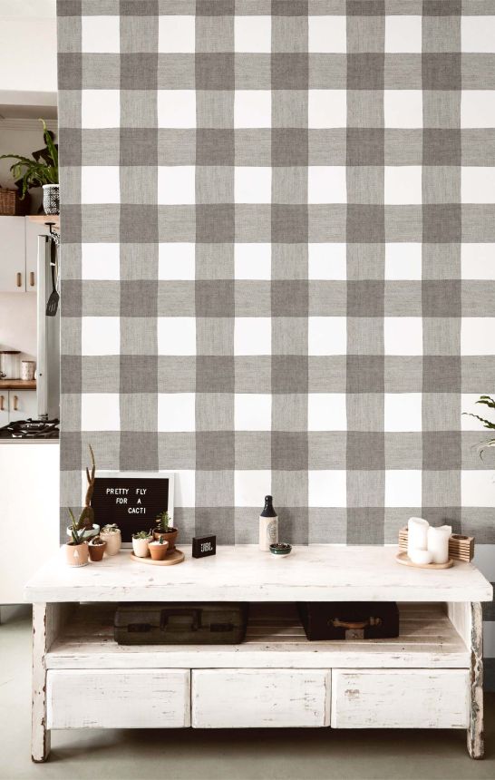 Vliesová tapeta na zeď, černá, imitace látky, 38433, Top Stripes, Parato by Cristiana Masi