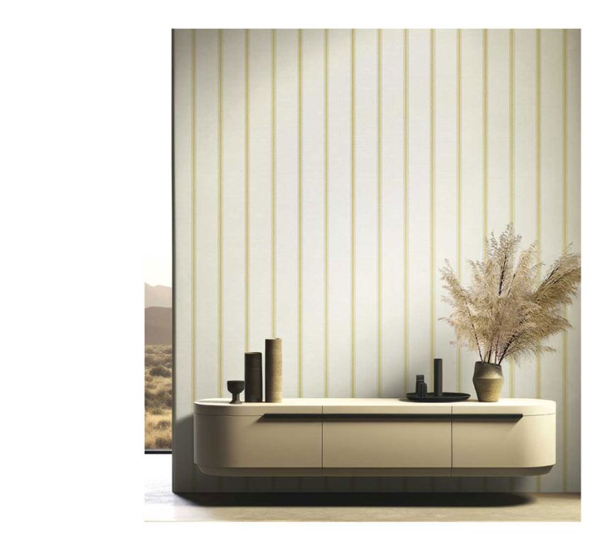 Vliesová tapeta na zeď, béžová, pruhy, 25763, The Best Classic & Elegant, Cristiana Masi by Parato