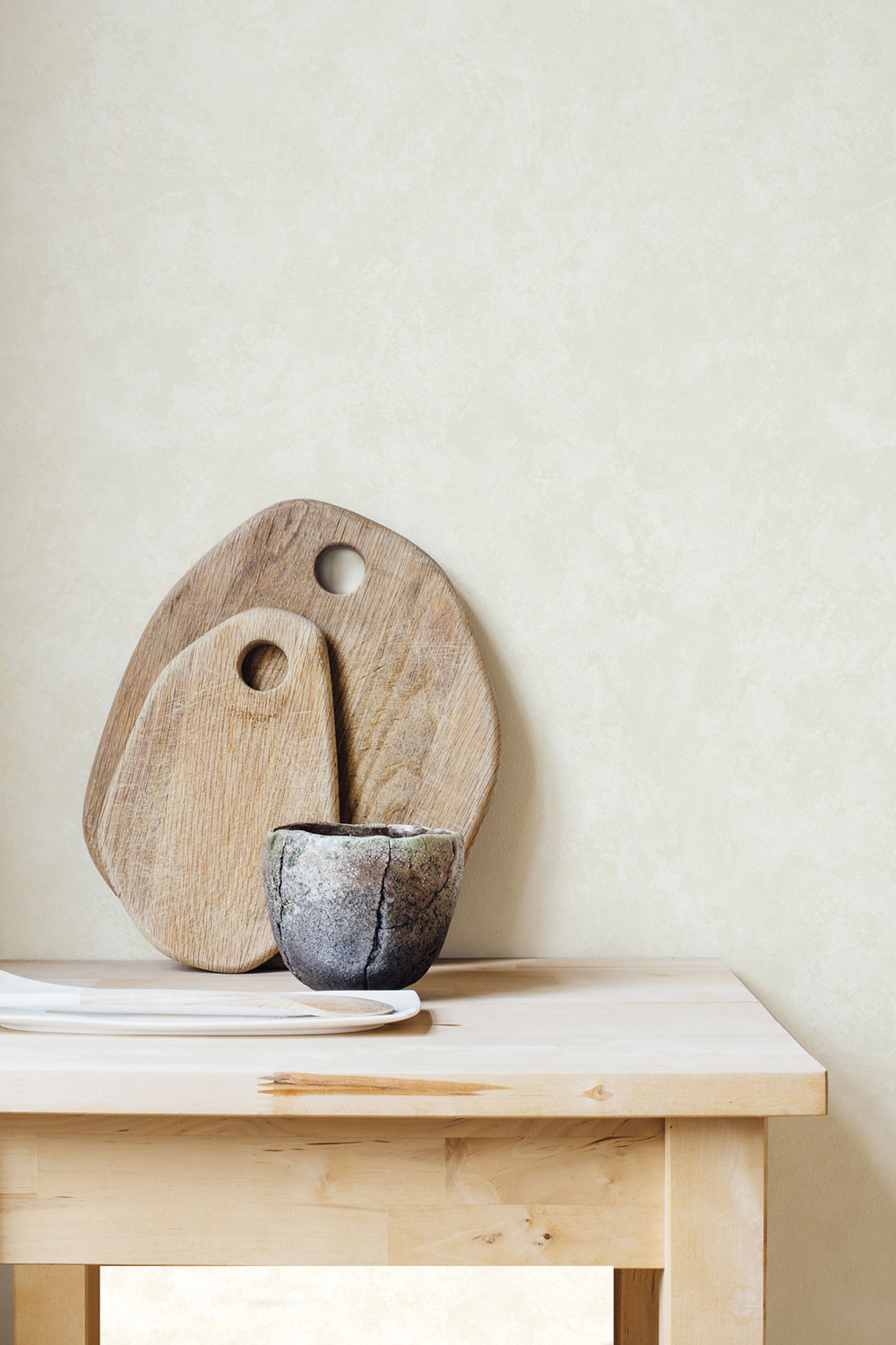 Vliesová tapeta na zeď, bílá, štuková omítka, A20815, Grandeco