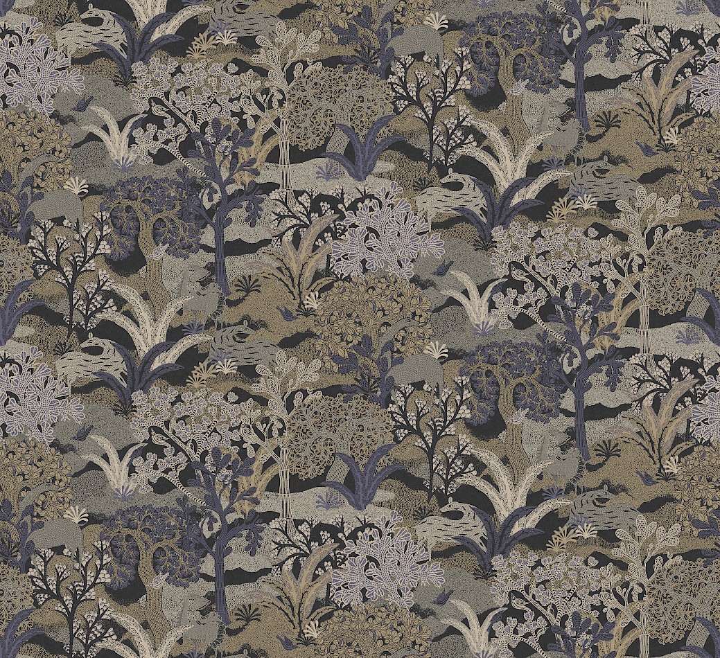 Vliesová tapeta na zeď, hnědo-modrá, příroda, ZON503, Amazone, Masureel