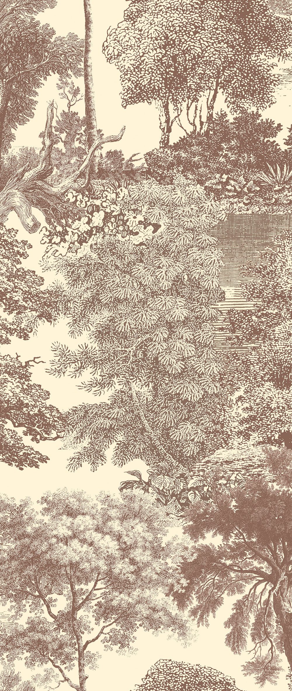 Vliesová obrazová tapeta na zeď, hnědá, les, stromy, DGSAL1044-260, Amazone, Masureel