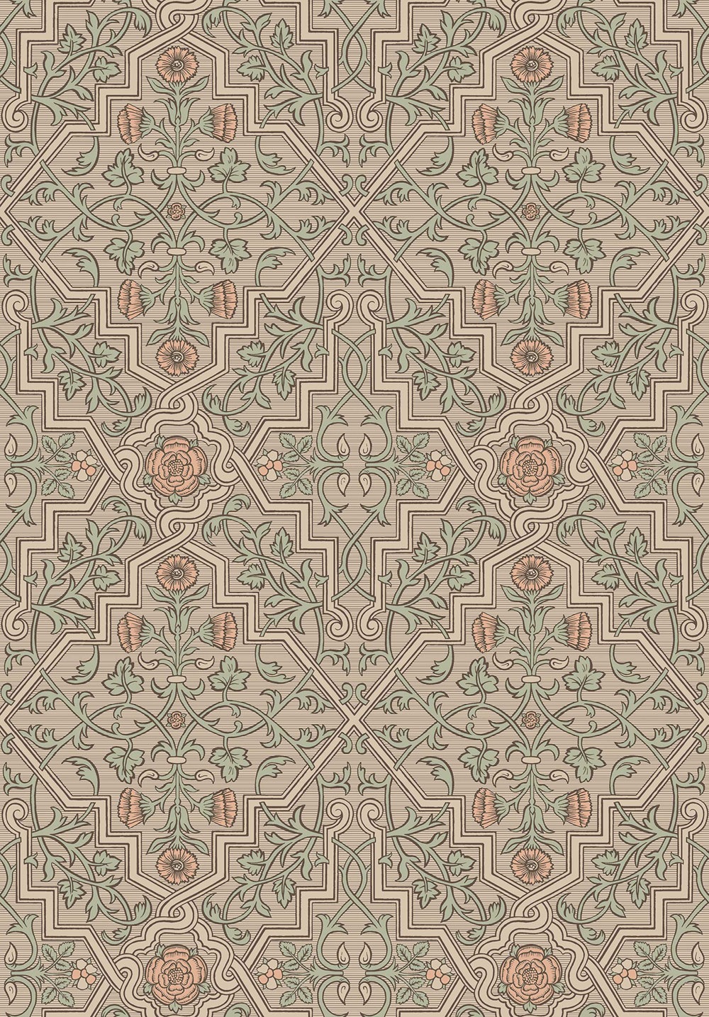 Vliesová tapeta na zeď, béžová, květiny, 4501, Icons, Borastapeter