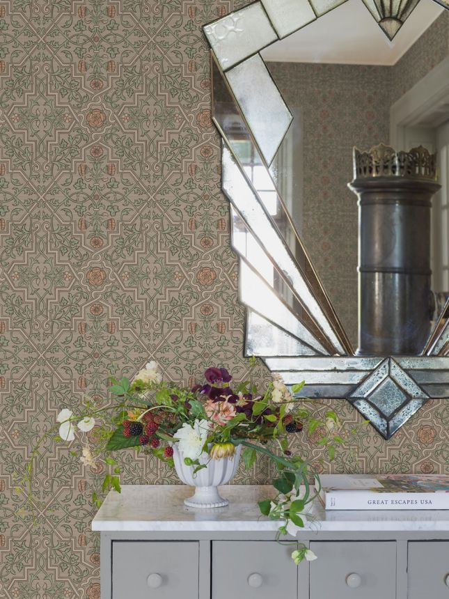 Vliesová tapeta na zeď, béžová, květiny, 4501, Icons, Borastapeter