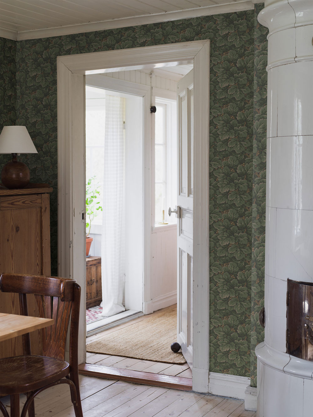 Vliesová tapeta na zeď, zelená, listy, 4544, Icons, Borastapeter