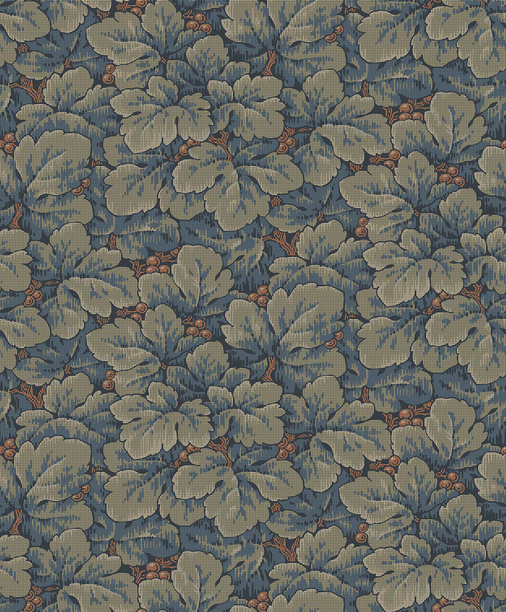 Vliesová tapeta na zeď, zeleno-modrá, listy, 4587, Icons, Borastapeter