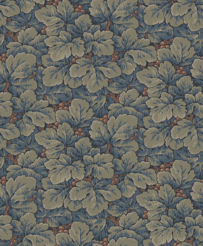 Vliesová tapeta na zeď, zeleno-modrá, listy, 4587, Icons, Borastapeter