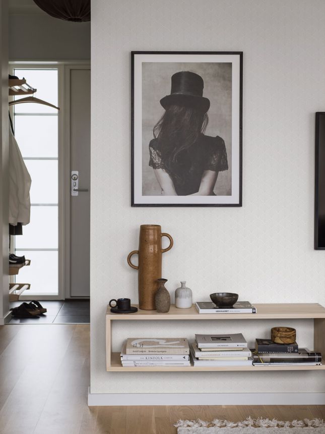 Vliesová tapeta na zeď, bílá, mušle, 38743, Borosan Hem, Borastapeter