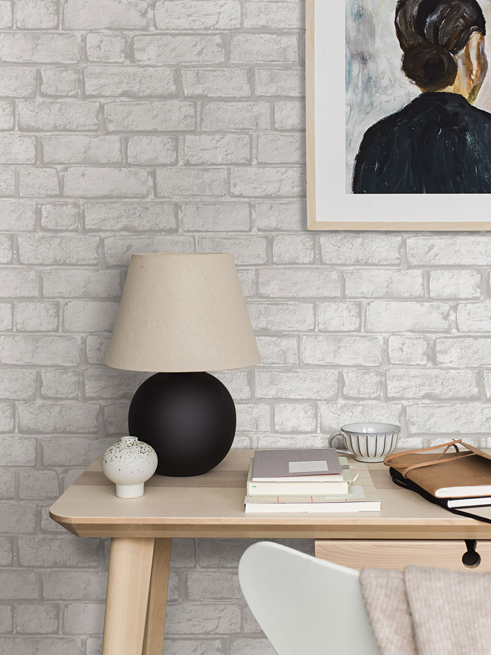 Vliesová tapeta na zeď, šedá, cihly, 38767, Borosan Hem, Borastapeter