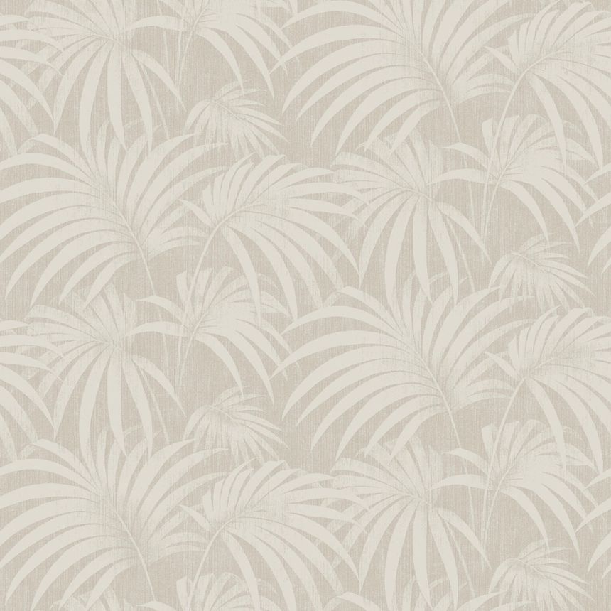 Vliesová tapeta na zeď, béžová,  palmové listy, 38769, Borosan Hem, Borastapeter