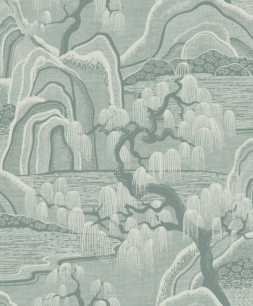 Vliesová tapeta na zeď, modro-šedá, zahrada, 3131, Icons, Borastapeter