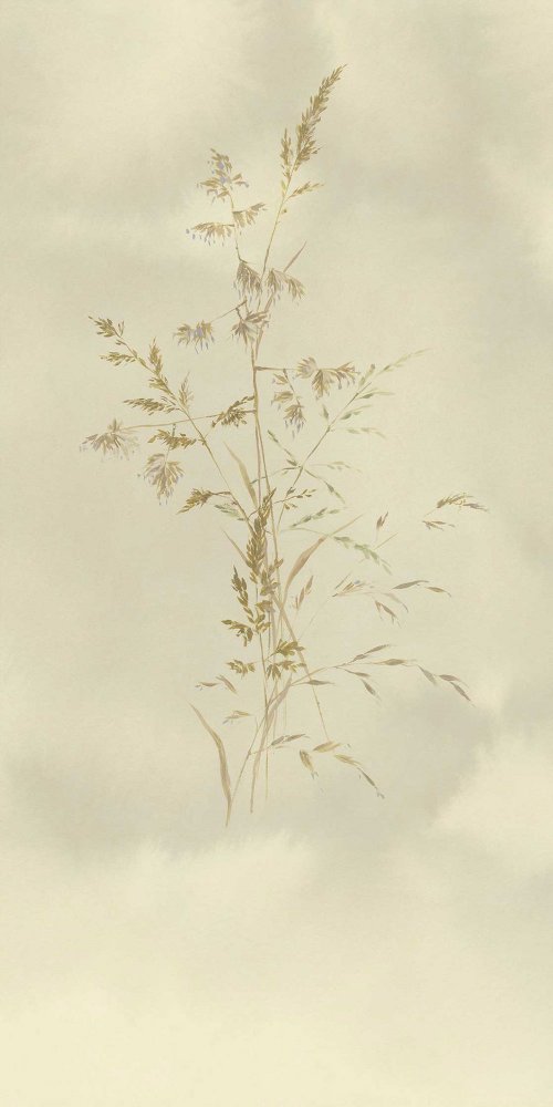 Vliesová obrazová tapeta Tráva, 300903, Aqua Twigs, 140 x 280 cm, Waterfront, Eijffinger