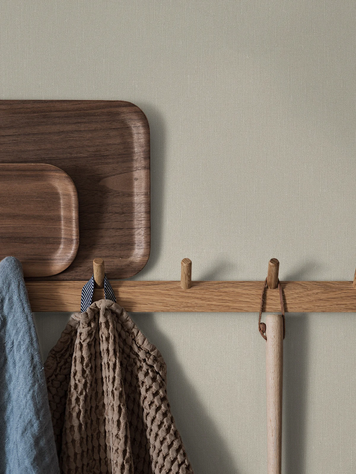 Vliesová tapeta na zeď, béžová, imitace látky, 4308, Newbie Wallpaper, Borastapeter