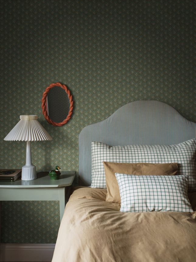 Vliesová tapeta na zeď, zelená, květiny, 4814, New Heritage,  Borastapeter