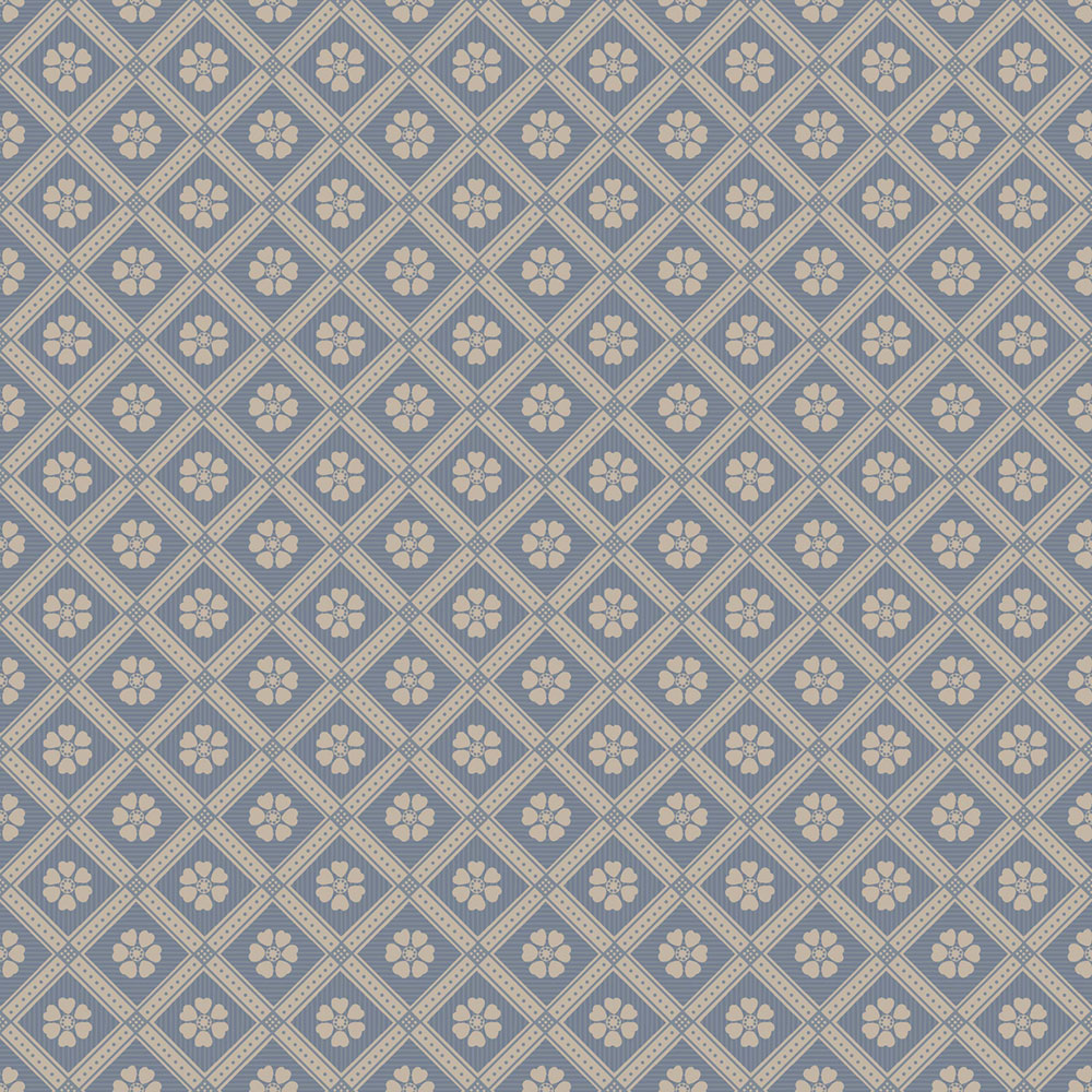 Vliesová tapeta na zeď, modrá, květiny, 4820, New Heritage, Borastapeter