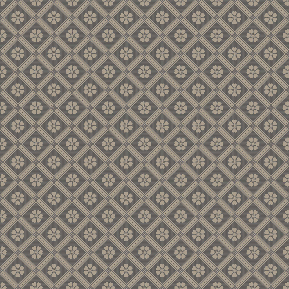 Vliesová tapeta na zeď, šedo-černá, květiny, 4821, New Heritage, Borastapeter