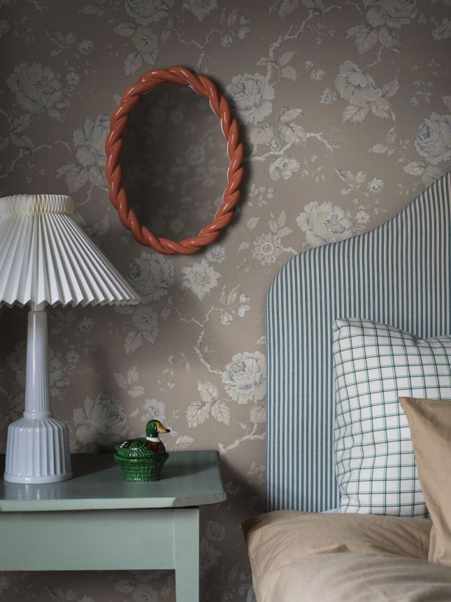 Vliesová tapeta na zeď, béžová, květiny, 4828, New Heritage, Borastapeter