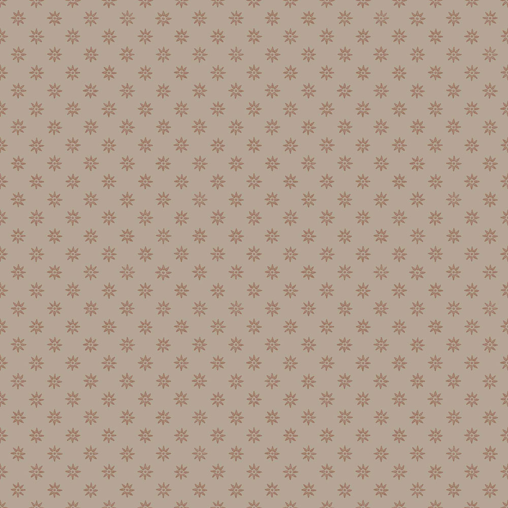 Vliesová tapeta na zeď, hnědá, květiny, 5806, Nordic Folk, Borastapeter