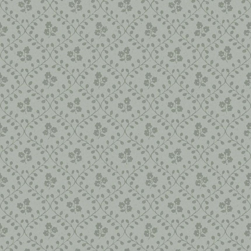 Vliesová tapeta na zeď, zelená, květiny, 5825, Nordic Folk, Borastapeter