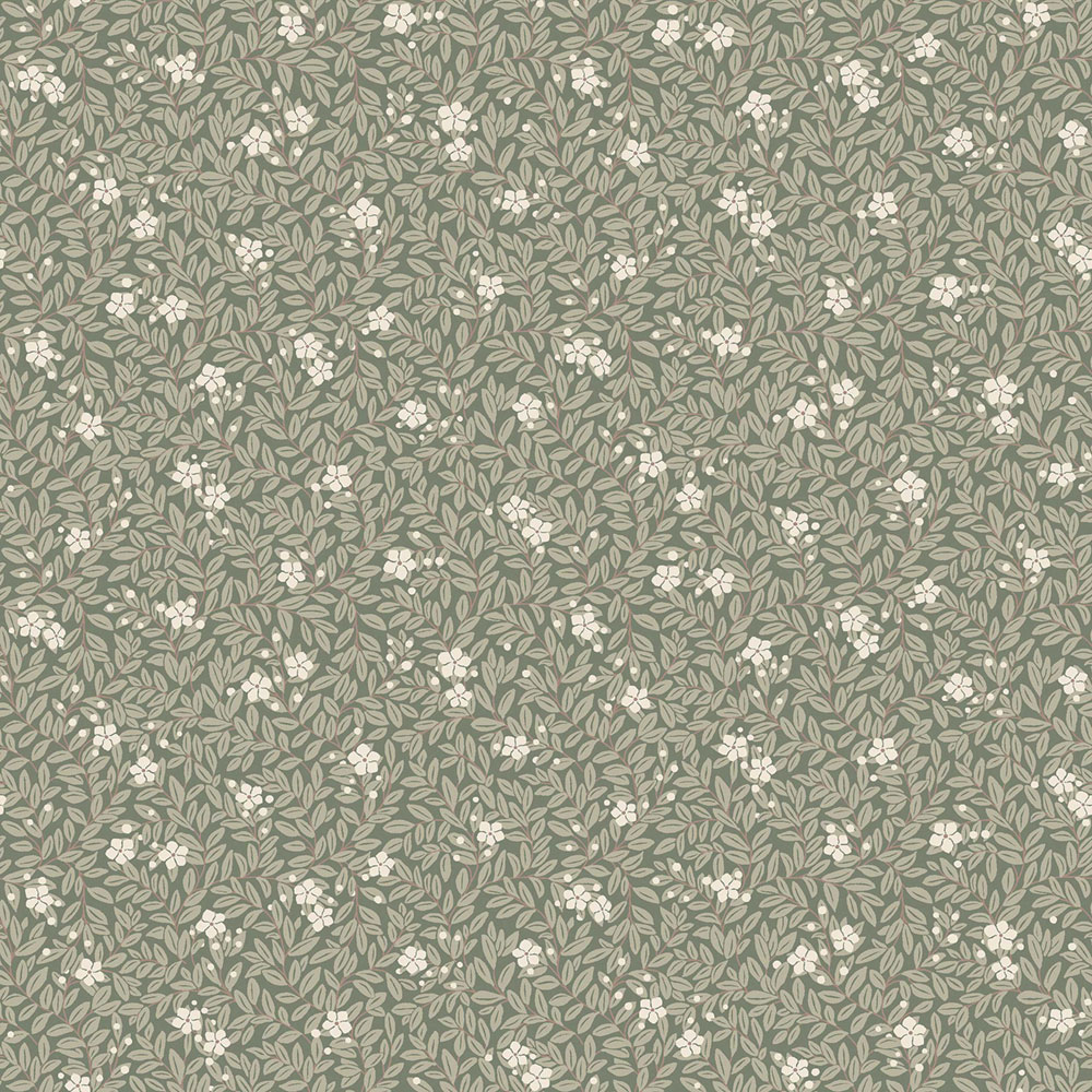 Vliesová tapeta na zeď, zelená, květiny, listy, 5716, Orangeri,  Borastapeter