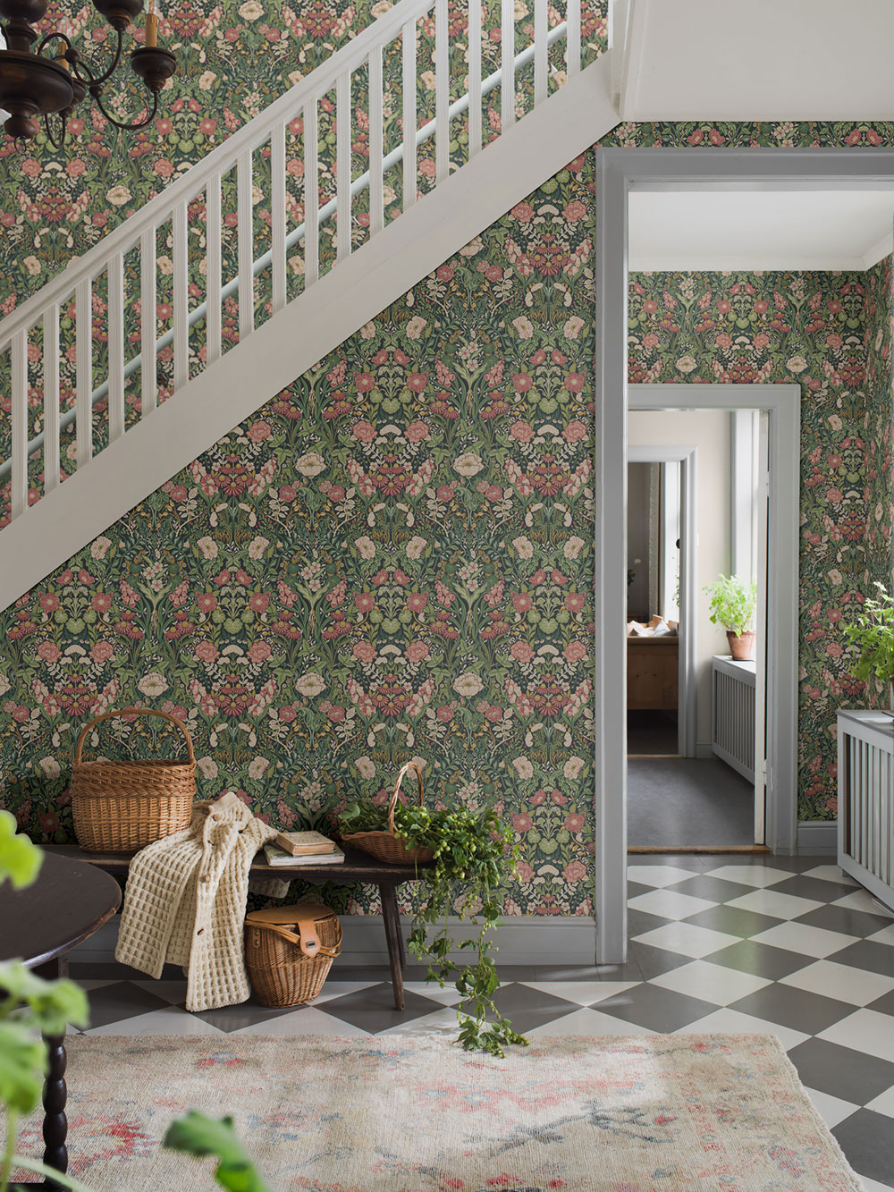 Vliesová tapeta na zeď, zelená, květiny, 5721, Orangeri,  Borastapeter