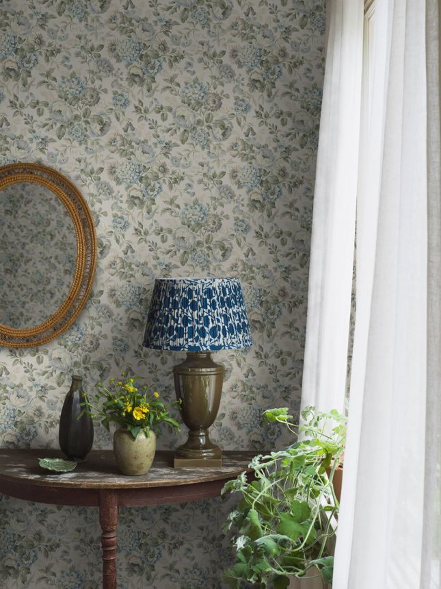 Vliesová tapeta na zeď, béžová, květiny, 5726, Orangeri,  Borastapeter