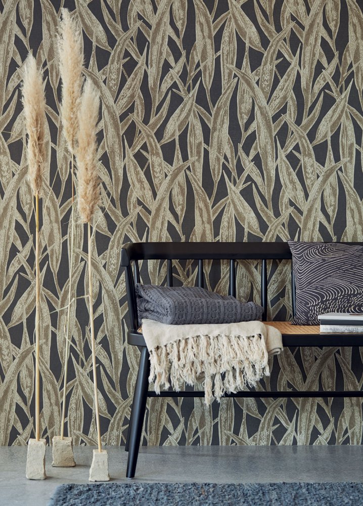 Vliesová tapeta na zeď 300805, Listy, Tráva, Waterfront, Eijffinger