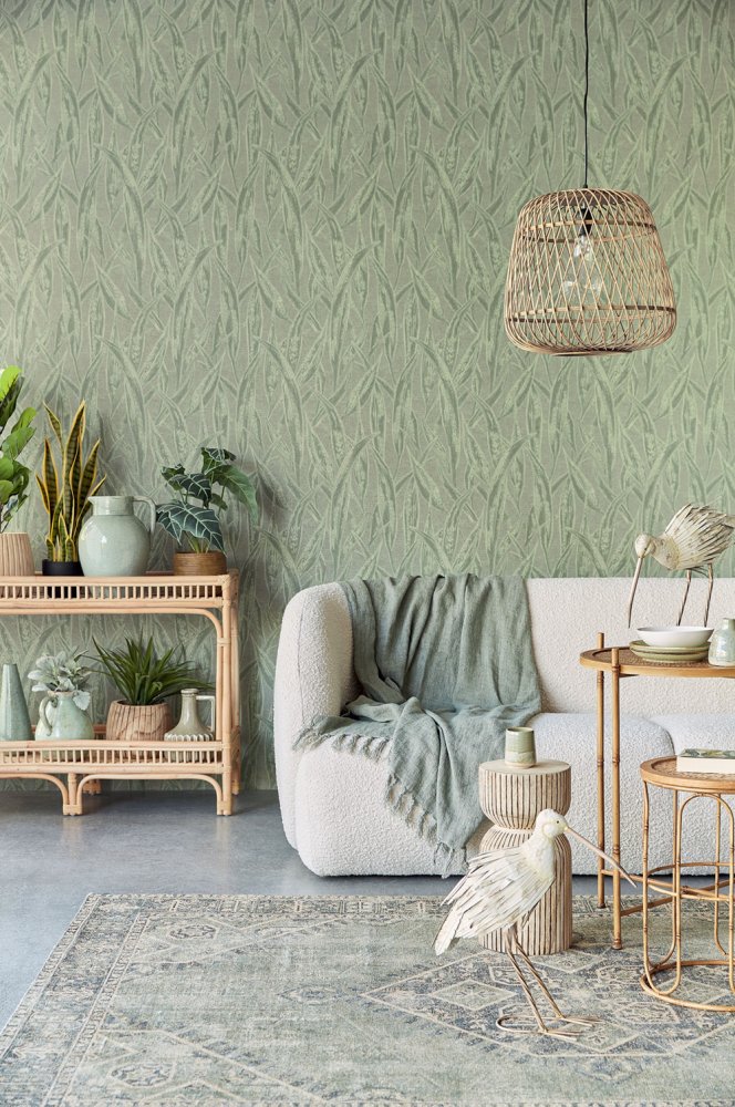 Vliesová tapeta na zeď 300803, Listy, Tráva, Waterfront, Eijffinger