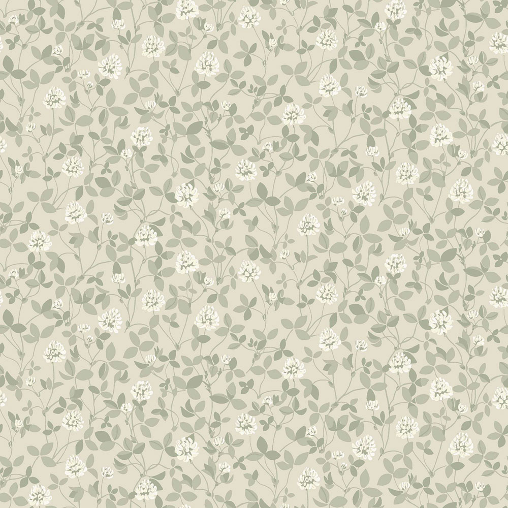 Vliesová tapeta na zeď, šedá, květiny, listy, 6977, Osterlen, Borastapeter