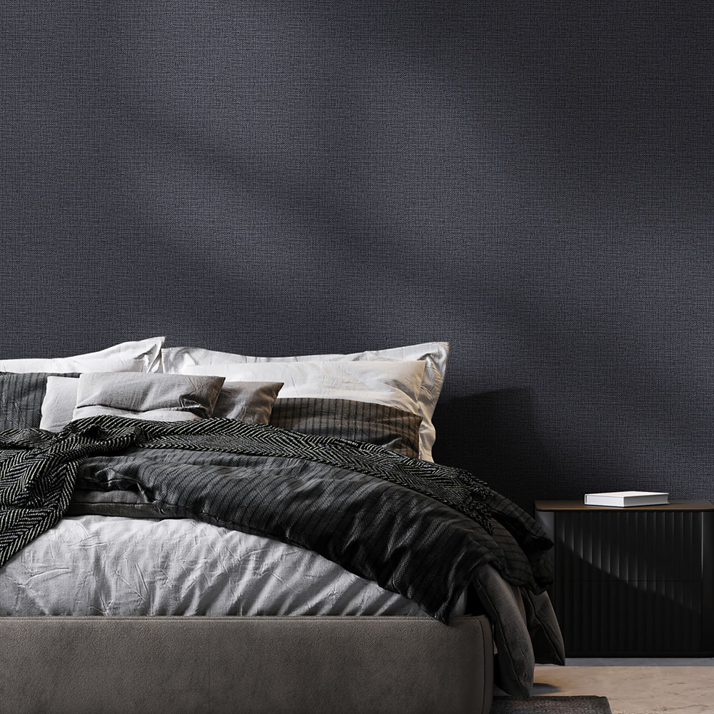 Vliesová tapeta na zeď, modrá, imitace látky, 128030, Refine, Graham Brown Boutique