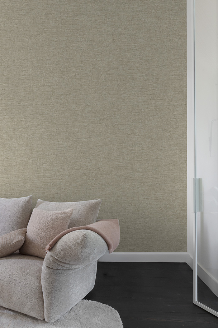 Vliesová tapeta na zeď, béžová, imitace látky, PW1303, Precious Weaves, Grandeco