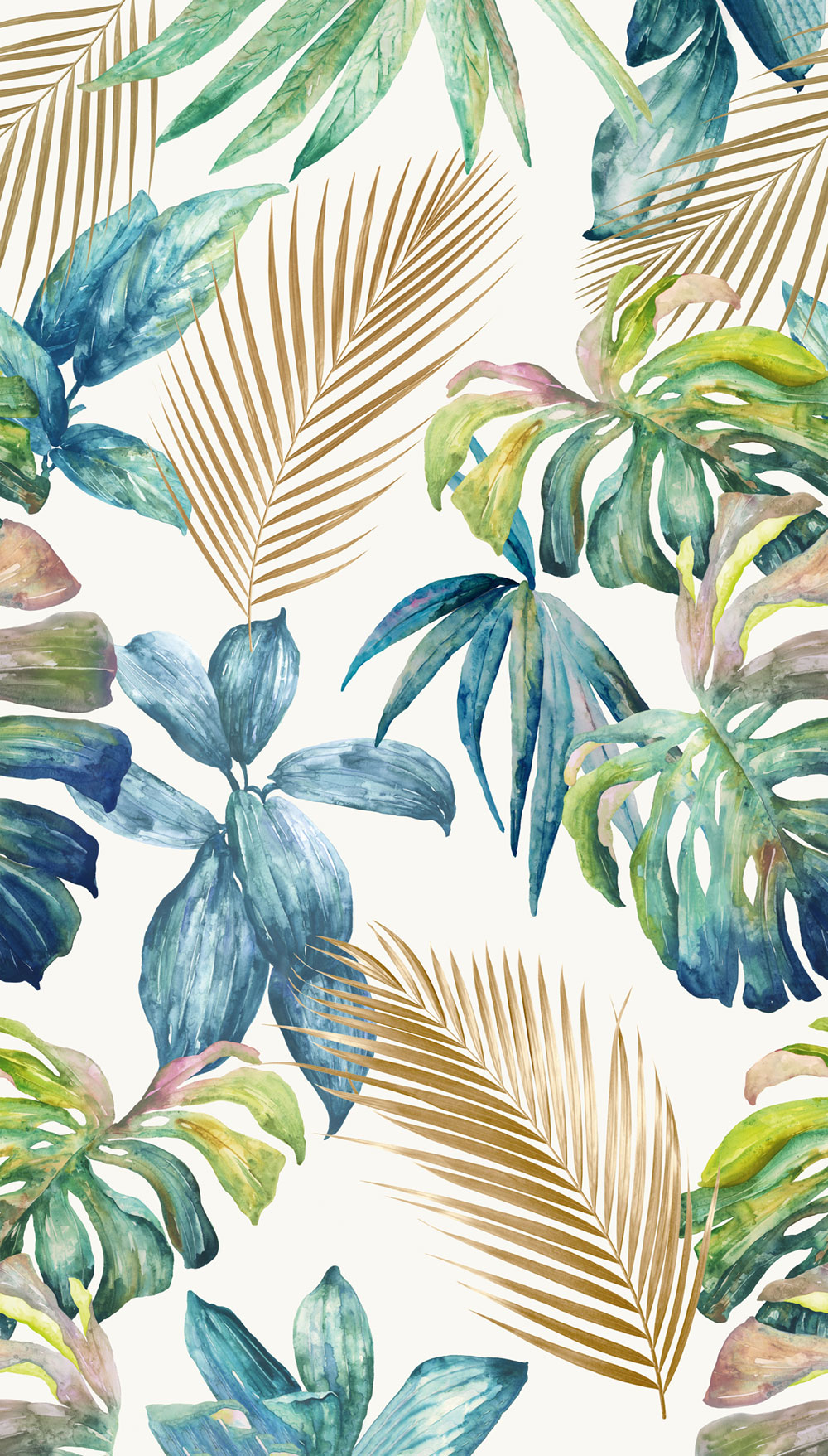 Vliesová fototapeta na zeď, listy, A54501, One roll, one motif 2, Grandeco