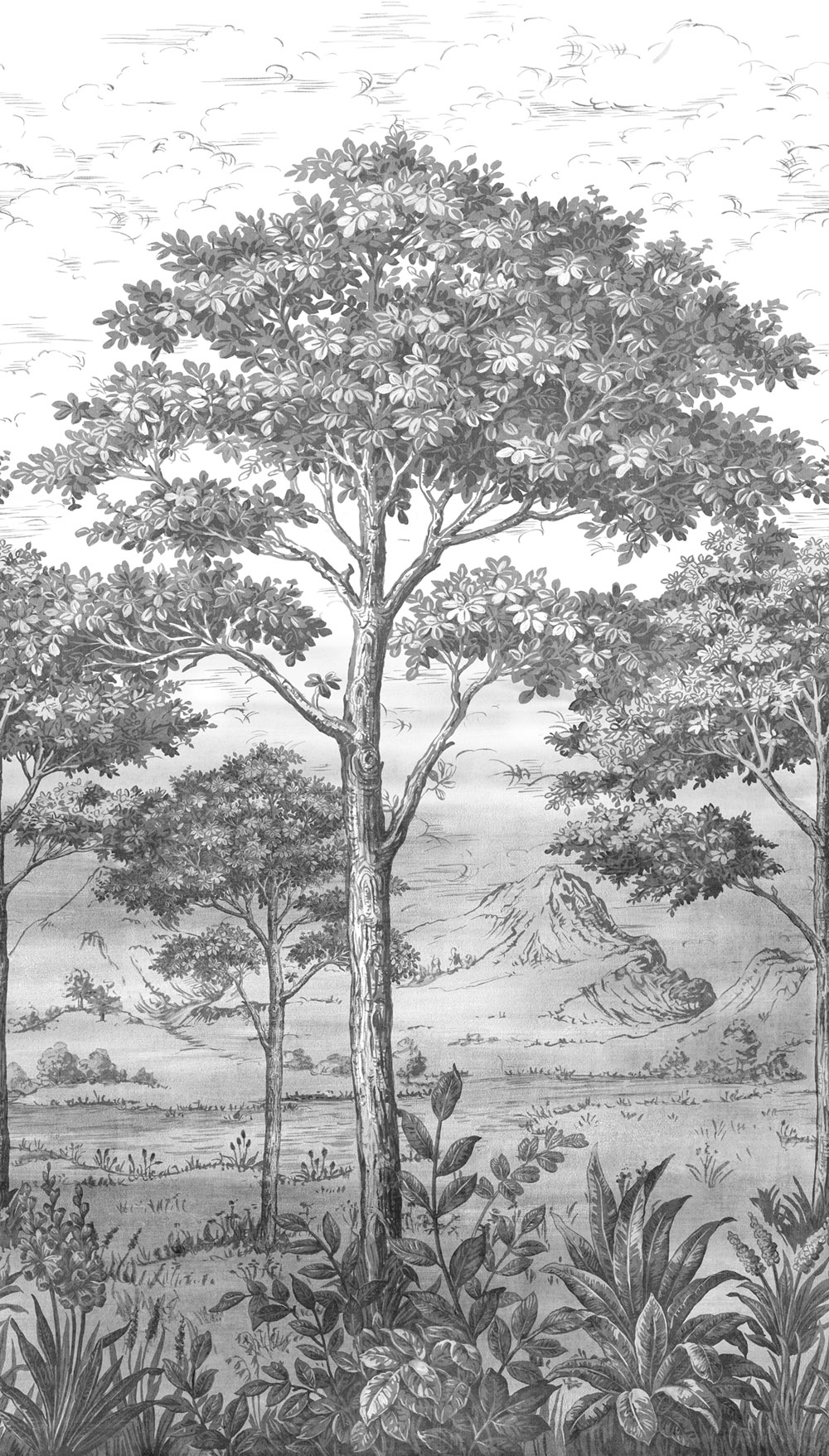 Vliesová fototapeta na zeď, krajina, stromy, A56702, One roll, one motif 2, Grandeco