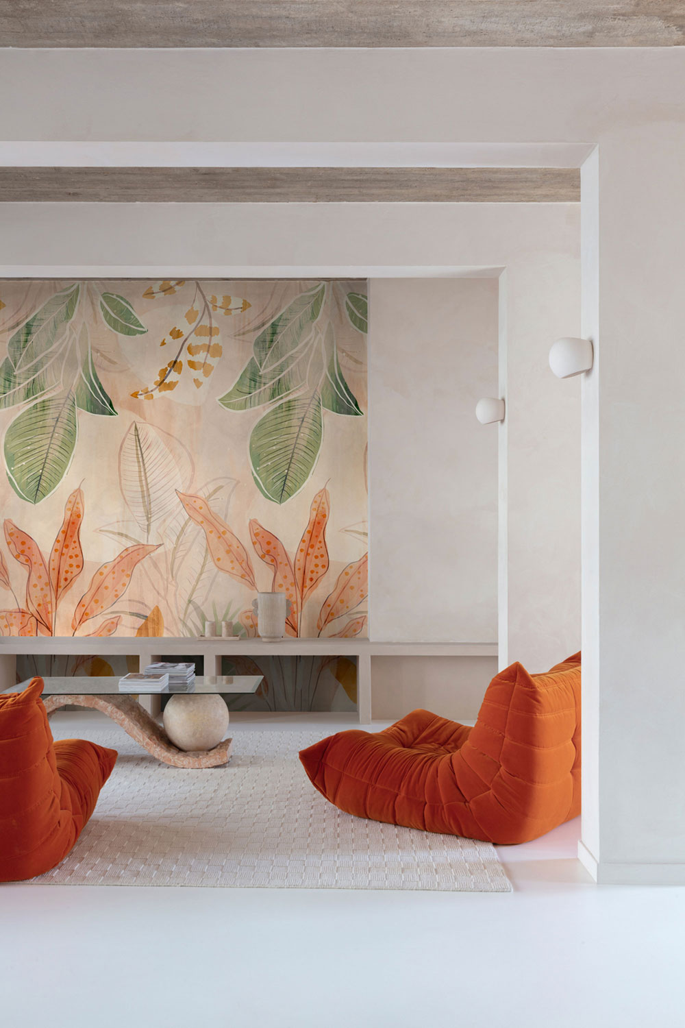 Vliesová fototapeta na zeď, listy, A60701, One roll, one motif 2, Grandeco