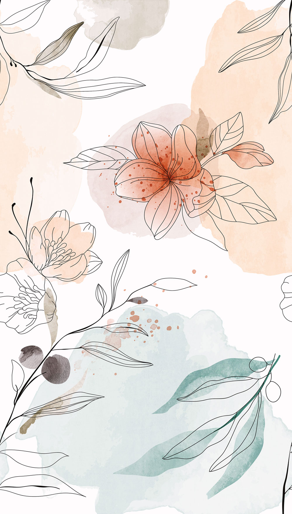 Vliesová fototapeta na zeď, květiny, A72701, One roll, one motif 2, Grandeco