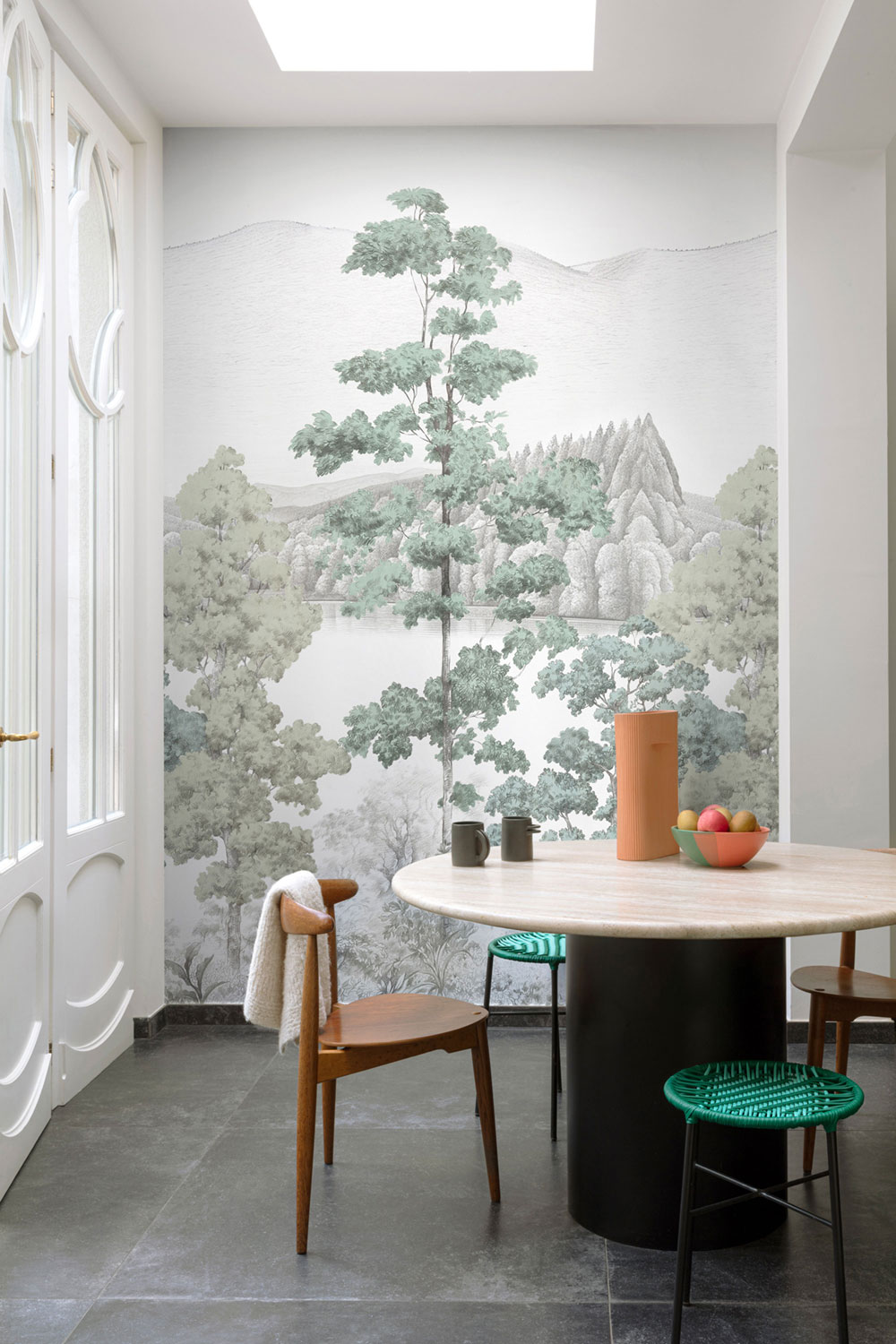 Vliesová fototapeta na zeď, horská krajina, stromy, A73701, One roll, one motif 2, Grandeco