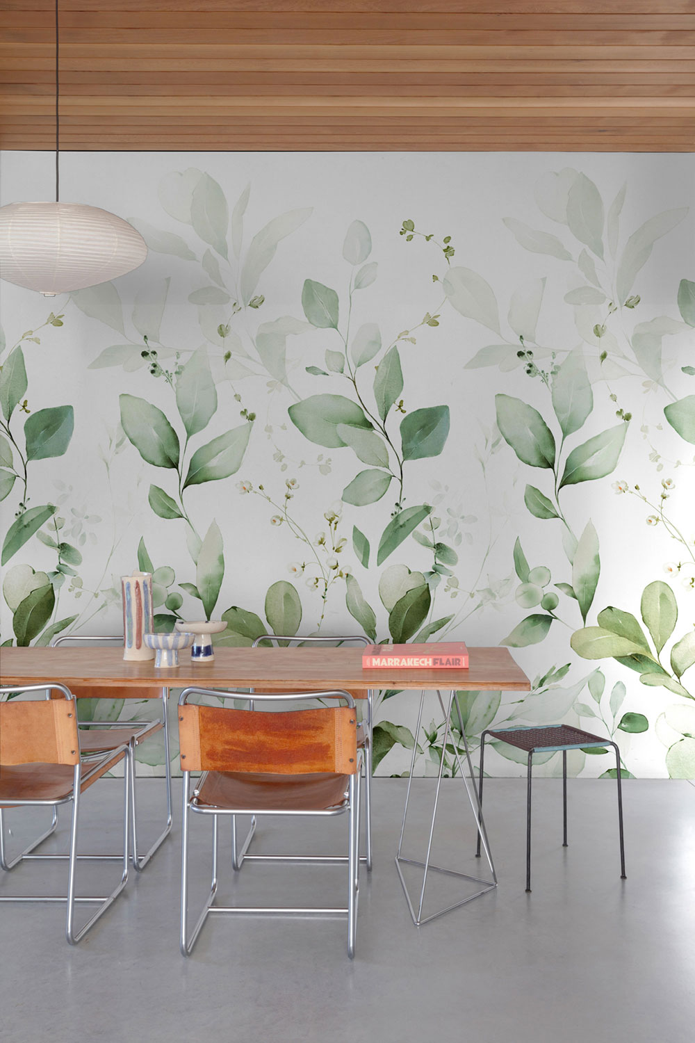 Vliesová fototapeta na zeď, větvičky, listy, A77101, One roll, one motif 2, Grandeco