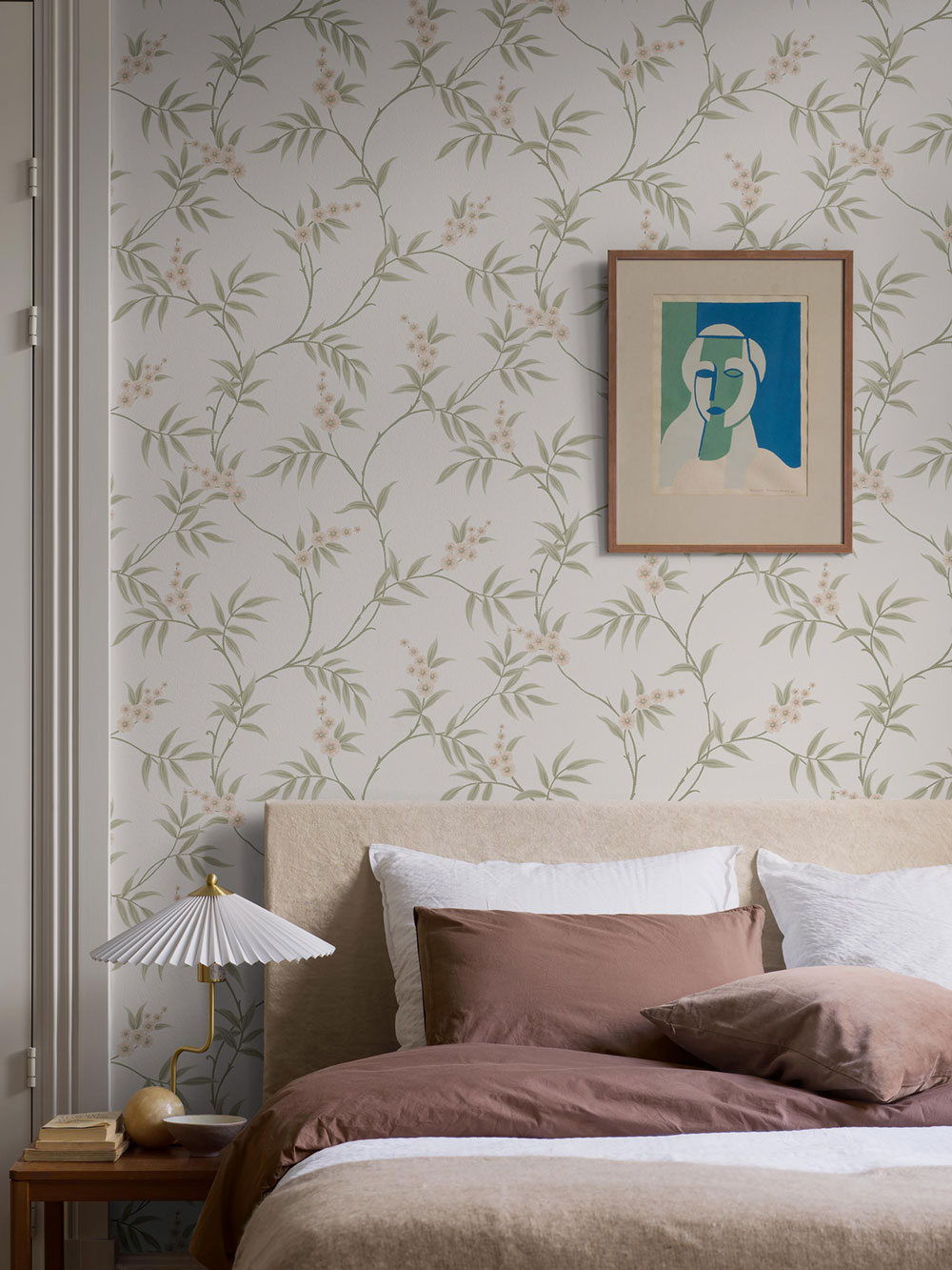 Vliesová tapeta na zeď, krémová, rozkvetlé větvičky, 7761, Adorn, Borastapeter