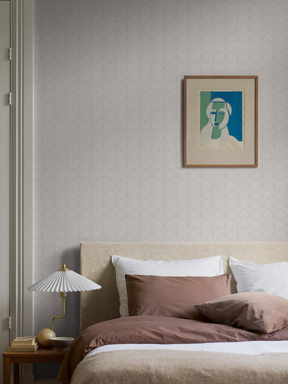 Vliesová tapeta na zeď, bílá, grafická, Art Deco, 7769, Adorn, Borastapeter