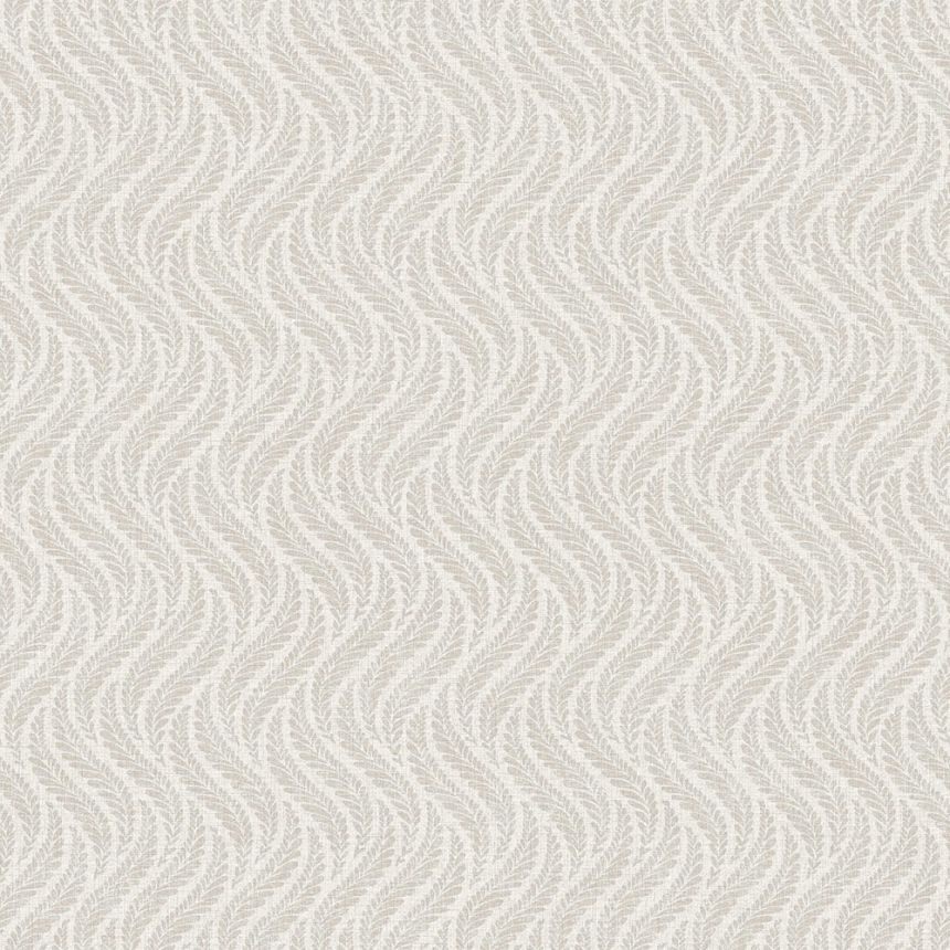 Vliesová tapeta na zeď, šedo-bílá, listy, 7771, Adorn, Borastapeter