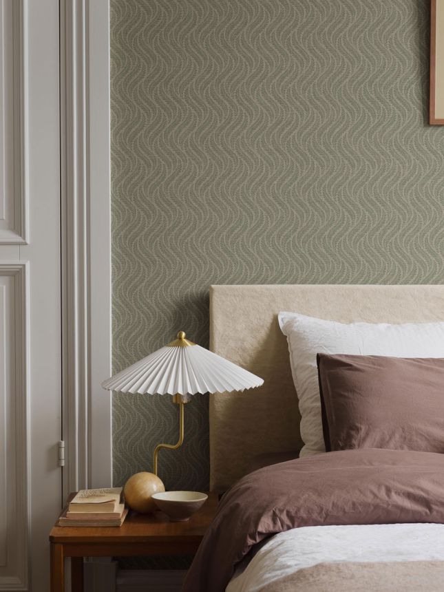 Vliesová tapeta na zeď, zelená, listy, 7772, Adorn, Borastapeter