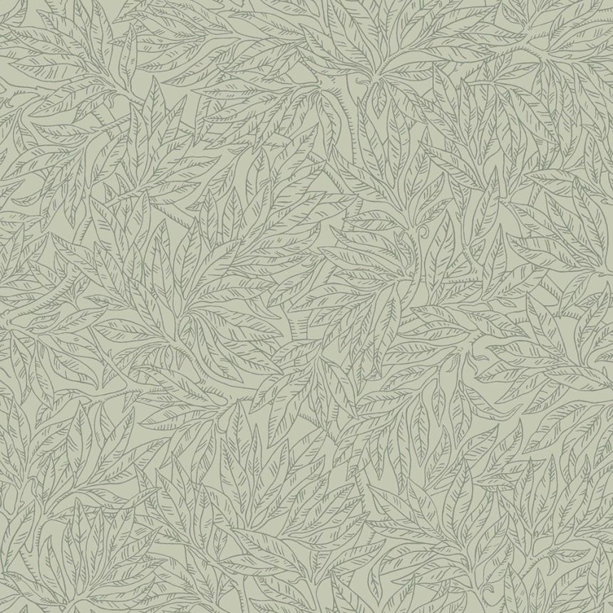 Vliesová tapeta na zeď, zelená, listy, větvičky, 7787, Adorn, Borastapeter