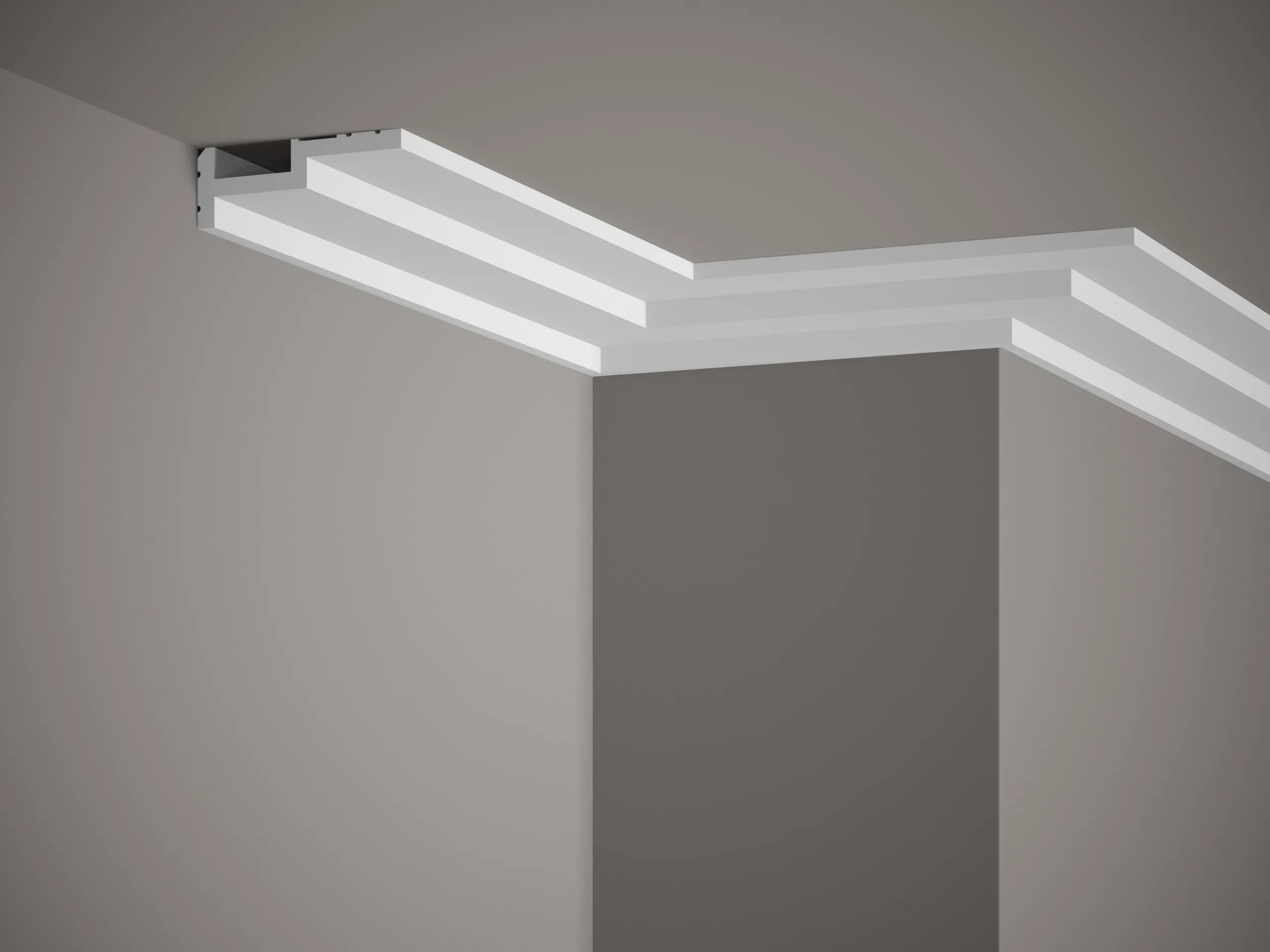 Stropní lišta QL024, 200x8,5x3cm, Mardom