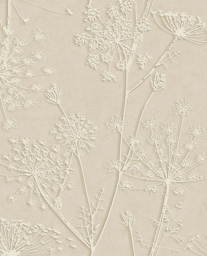 Vliesová tapeta na zeď, béžová, rostliny, trávy, 350512, Riviera Maison,  Eijffinger