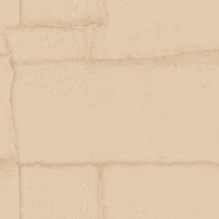 Luxusní vliesová tapeta na zeď, béžová, kámen, Z30304, Casa 8, Trussardi 