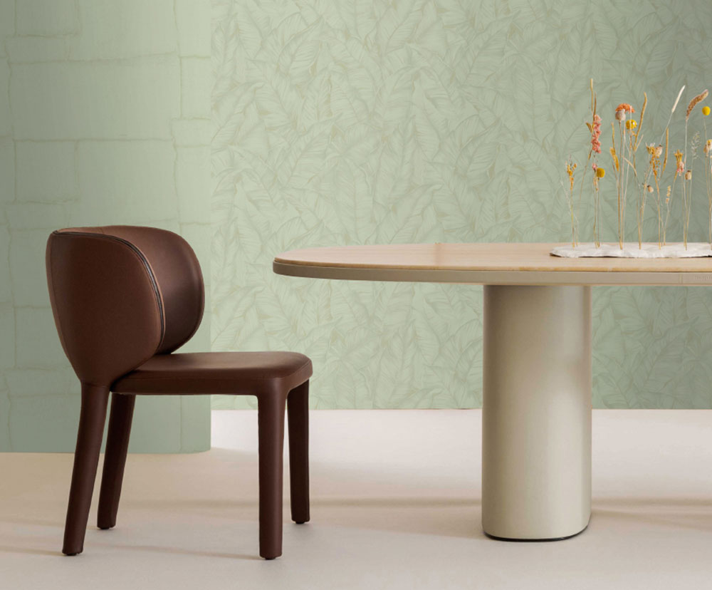 Luxusní vliesová tapeta na zeď, zelená, listy, Z30309, Casa 8, Trussardi 