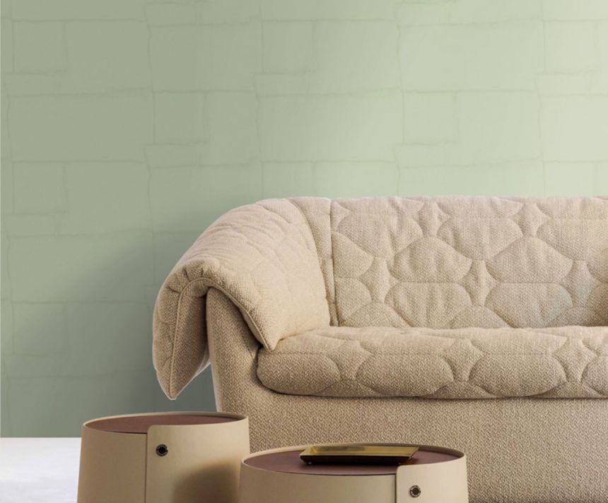 Luxusní vliesová tapeta na zeď, zelená, kámen, Z30310, Casa 8, Trussardi 