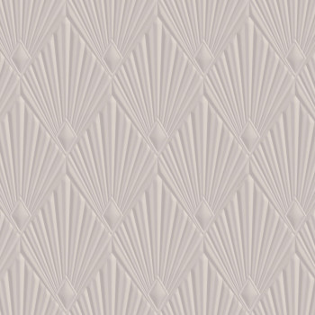 Luxusní geometrická vliesová tapeta na zeď, šedá, Art deco, Z30317, Casa 8, Trussardi 