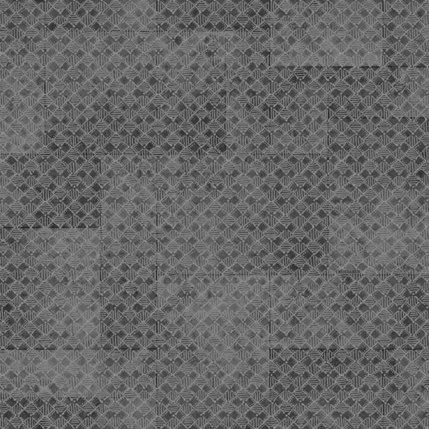 Luxusní geometrická vliesová tapeta na zeď, černá, Z30341, Casa 8, Trussardi 