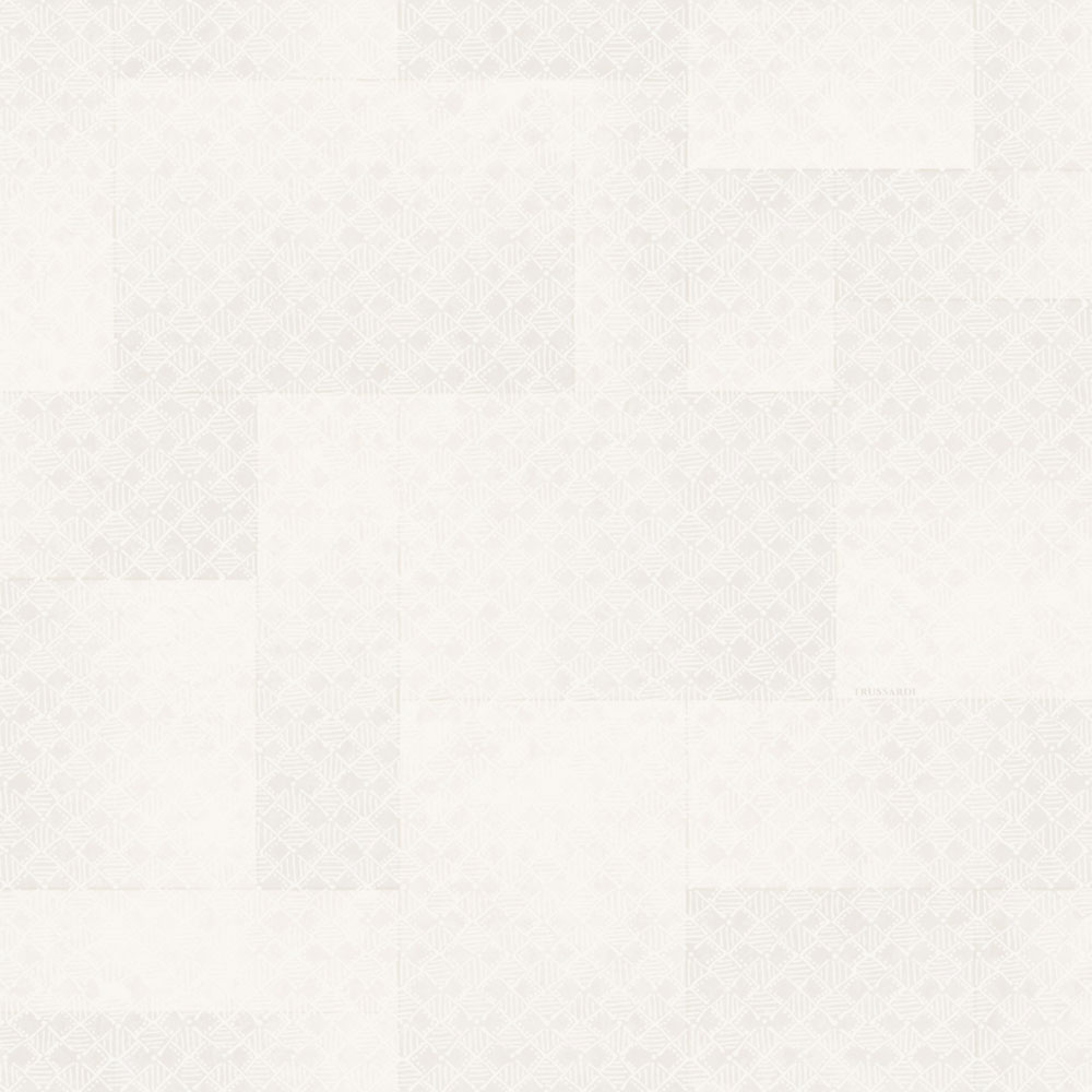 Luxusní geometrická vliesová tapeta na zeď, krémová, Z30345, Casa 8, Trussardi 