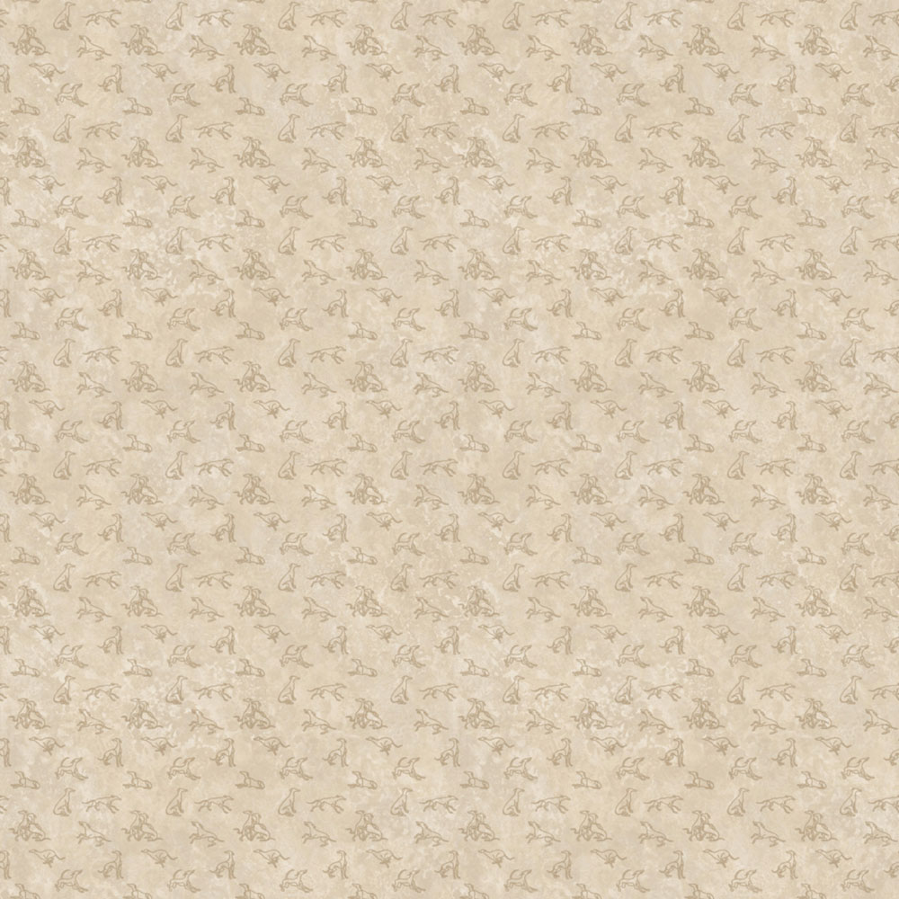 Luxusní vliesová fototapeta na zeď, béžová, psi, Z30352, Casa 8, Trussardi 